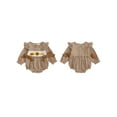 thumbnail image 2 of BemeyourBBs Baby Girl Thanksgiving Romper Embroideried Plaid Long Sleeve Jumpsuit, 2 of 9