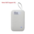 thumbnail image 5 of Enrutador WiFi 4G LTE de 150 Mbps, Enrutador Inalámbrico 4G, Batería de 10 000 MA, Punto de Acceso WiFi Portátil de Bolsillo con Ranura para Tarjeta SIM, Color Negro., 5 of 5