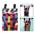 thumbnail image 4 of Bolsa de manillar Cola Cesta de Ciclismo Ajustable Celosía Colorida, 4 of 8