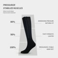 thumbnail image 4 of YAOBAMM Bas pour Femmes Chauds 1 Paire Bas Fermeture Éclair Pratique à Porter Imprimé Rayé Couleur Unie Résistant au Froid Compression Doux, 4 of 6