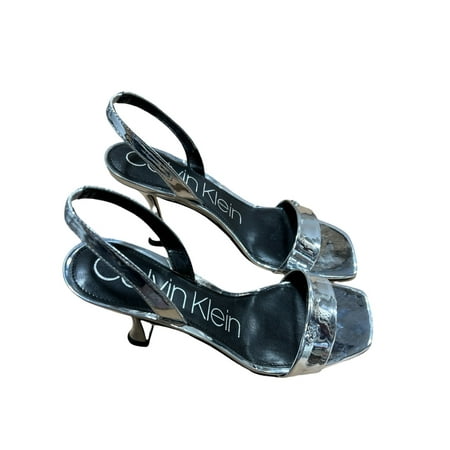 Image of Calvin Klein Womens Byrona Heeled Sandals