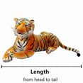thumbnail image 5 of 50-160cm Lifelike Tiger Plush Toys Ferocious Wild Animals Simulation White Brown Forest King Doll Children Kids Birthday Gifts, 5 of 5