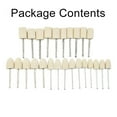thumbnail image 1 of 25X Felt Polishing Buffing Pads Wheel Wool Rotary Tool Kit Set for Jewelry Jade, 1 of 9