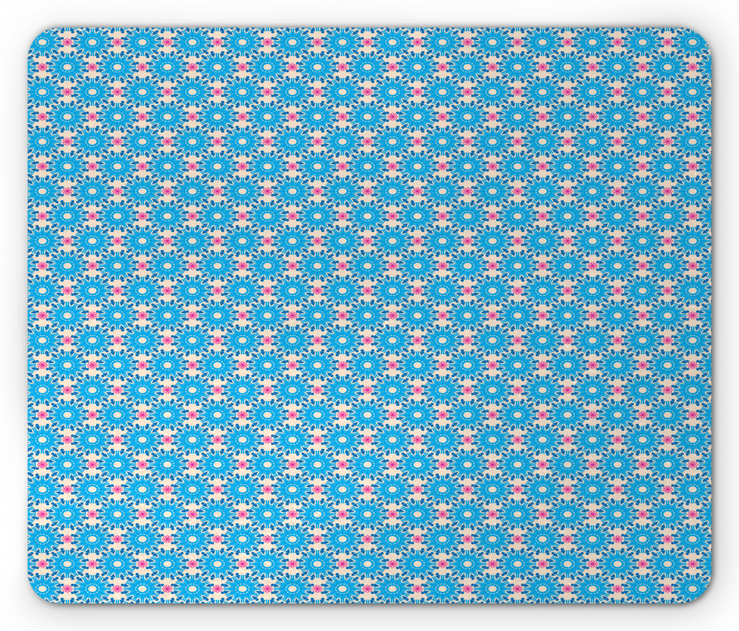 Repeat Pattern Note Pad Abstract Mouse Pad, Repeating Circle Pattern Composed of Graphic ...