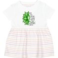 thumbnail image 3 of Inktastic Mental Health Awareness Green Sunflower Ribbon Girls Baby Dress, 3 of 5
