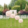 thumbnail image 5 of 4 PCS Wedding Flower Stand Gold Column Floor Metal Flower Backdrop Stand, 5 of 12