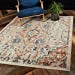 thumbnail image 3 of Unique Loom Oslo Botanical Medallion Rug 6' x 6' Square Beige/Terracotta, 3 of 10
