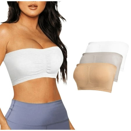 Biziza Convertible Strapless Bras for Women - Bandeau Bra  Strapless Top  Bandeau Top S-5XL