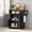 Black, variant on Coffee Bar Cabinet with Storage & Adjustable Shelves, Sideboard