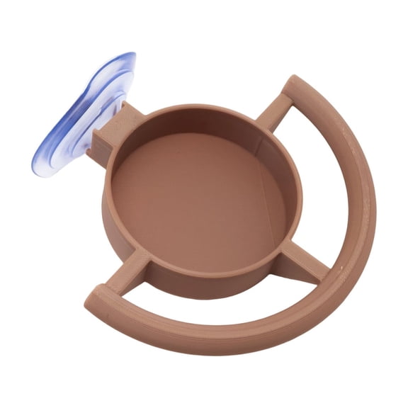 Multipurpose Suction Pet Bowl Wall Mounted Pet Feeders Plastic Texture for Travel and Home Use With Removable Component