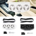thumbnail image 3 of Car Exhaust Fan Solar Air Circulation Cooling High Wind 3 Head Ventilation Fan, 3 of 9
