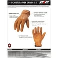 thumbnail image 5 of 212 Performance CLDC5-08-008 Cut and Liquid Resistant Treated Leather Driver Gloves (EN Level 5), Small, 5 of 6