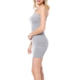 thumbnail image 4 of MixMatchy Women's Strapless Bodycon Sexy Cotton Fitted Mini Dress (Made in USA), 4 of 6