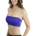 thumbnail image 6 of ToBeInStyle Women's Pack of 6 All Lace Double Layer Chest Sheer Back Tube Tops, 6 of 6