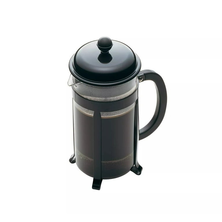 Bodum Java Borosilicate Glass French Press Coffee Maker with Milk