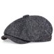 thumbnail image 1 of Sombrero informal para hombre, Boina fina retro Para primavera y verano, unisex, octogonal, Hip Hop, 1 of 5
