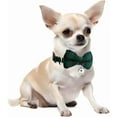 thumbnail image 3 of Cat Collar with Bell and Bow, 2-Pack Plaid Kitten Collar with Bell, Bowtie Puppy Collars for XXS Xs Small Little Pet Tiny Dogs, 3 of 7