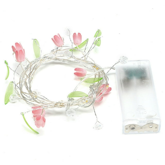 WREESH New LED Flower Copper Wire Light String Amazon's Popular Indoor Decoration Light String Clearance