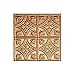 thumbnail image 3 of Fasade Easy Installation Traditional 1 Polished Copper Glue Up Ceiling Tile/ Ceiling Panel (12" X 12" Sample), 3 of 3