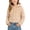 Khaki, variant on Girl's Faux Fur Coat Long Sleeve Button Front Fuzzy Hooded Cropped Jacket Fall Winter Fluffy Sherpa Coat(White,12-13Years)