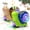 Green brown, variant on SQDWYGUO Baby Toddler Infant Luminous Snail Toy, Electric Tummy Time Toys Crawling Snail Musical Toys with Light-up Music, Light-Up Walking Dancing Moving Interactive Sensory Toy,Green