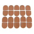 thumbnail image 4 of 40PCS Zipper Stopper DIY Handcrafted Genuine Leather Multipurpose Fashionable Zipper Ends Top Stoppers Claybank, 4 of 5