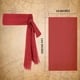 thumbnail image 3 of Halloween costume party cosplay Caribbean female male pirate adult Jack Captain triangular headscarf belt, 3 of 4