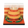 thumbnail image 1 of RWJDXD Novelty Creation Figurines 3D Note Calendar Decoration Crafts Building Model Gift Paper Carving Memo Pad Miniatures Room Decor, 1 of 1