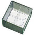 thumbnail image 3 of Cup Storage Organizer, Desktop Plastic Transparent Water Cofee Cup Storage Rack Cabinet Box Water Bottle Storage Stand For Kitchen Office, 3 of 8