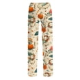 thumbnail image 6 of Fabrcox Halloween Woman Pajama Pants Funny Ghost Pumpkin Witch Sleep Pants Women Fall Winter Festival Comfy Women's Lounge Pants Khaki S, 6 of 6