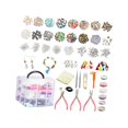 thumbnail image 3 of Kits de fabricación de pulseras con dijes, suministros de joyería, pendientes DIY portátiles para niñas de 13 a 15 años, principiantes, mamá y mujer,, 3 of 9