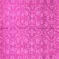 thumbnail image 1 of Ahgly Company Indoor Square Abstract Pink Modern Area Rugs, 4' Square, 1 of 4