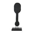 thumbnail image 7 of DecMode 10"W, 28"H Wood Eclectic Paddle Sculpture, Black, 7 of 7