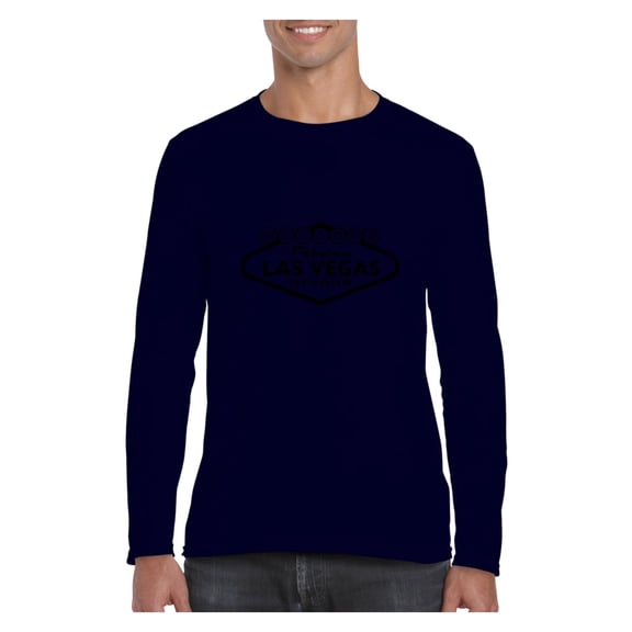Mens Long Sleeve T-Shirts - Welcome to Las Vegas Nevada