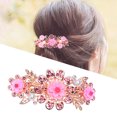 thumbnail image 4 of HEVIRGO Hair Clip All-match Faux Rhinestone Alloy Colorful Portable Hairpins for Girl, 4 of 10