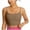 #J-Khaki, variant on PFRNLF Women's Camisole Built in Bra Wireless Fabric Support Short Tank Top