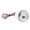 White Dial with Silver Bezel, variant on Rupoun 52MM Water Level Gauge DC9 to 32V 0 to 190 Ohm Pointer Backlight for RVs Yachts Ships White