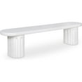 thumbnail image 2 of Moe's Home Collection ERIS Stone Dining Bench White Color, 2 of 5