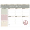 thumbnail image 1 of Libreta semanal con lista de tareas pendientes VALOME, planificador sin fecha, A4, 52 hojas, 1 of 7