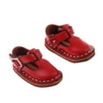 thumbnail image 6 of 12 inch Doll Shoes Fashion Red Flat Belt Shoes for 1/6 Blythe Doll, 6 of 6