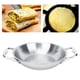 thumbnail image 3 of Olla de acero inoxidable en forma de arco, sartén con mango, herramienta de cocina para restaurante y hogar, 3 of 10
