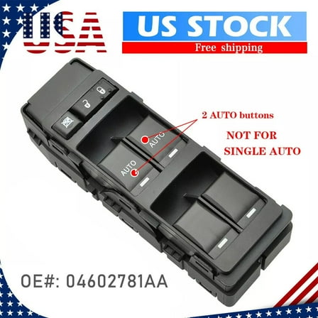 04602781AA Power Window Door Switch Fits For 2006 2007-2010 Jeep Grand Cherokee