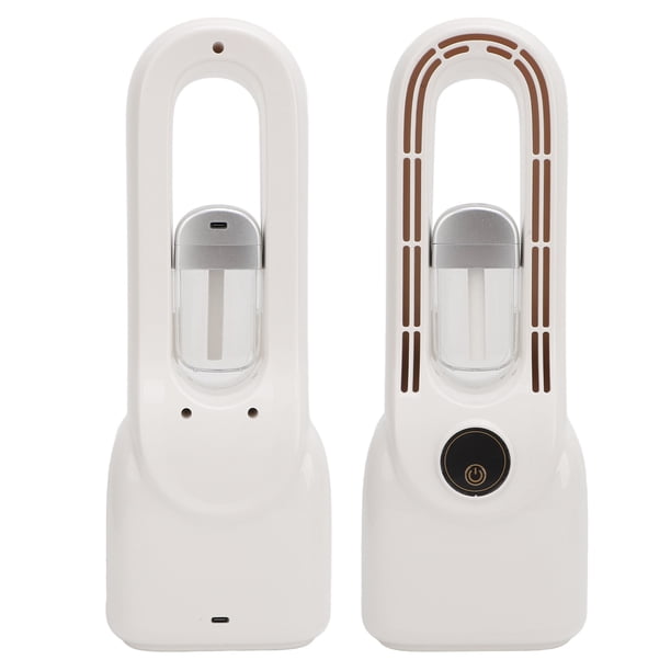 Ventilador De Mesa De Nebulización, 6 Velocidades ABS USB 150 Ml Ventilador Sin Aspas Con Tanque De Agua Para El Hogar
