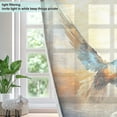 thumbnail image 4 of Birds Painting Blackout Curtains Thermal Insulation 63 inch Grommet for Bedroom Living Room Bathroom Kitchen Windows 2 Pack, 4 of 6