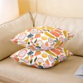 thumbnail image 3 of Erosebridal Tropical Fruits Pillow Cases, Banana Watermelon Strawberry Cushion Covers 16x16, 3 of 6