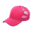 thumbnail image 1 of Women Adjustable Baseball Cap Outdoor Summer Hats Mesh Net Trucker Hat, 1 of 3