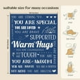 thumbnail image 3 of Get Well Blanket, Breast Cancer Gifts for Women, Get Well Soon Gift for Mom Sister Friend Coworker, Feel Better After Surgery Gifts, Sympathy Inspirational Healing Blanket, 3 of 5