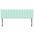 thumbnail image 3 of Flower Headboard, Flowers Leaves Vintage Style Classic Nostalgia Summertime Art, Upholstered Decorative Metal Bed Headboard with Memory Foam, King Size, Almond Green Pale Yellow, by Ambesonne, 3 of 4