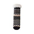 thumbnail image 2 of Womens Slipper Fuzzy Socks Fluffy Winter Warm Thick Thermal Cozy Plush Cabin Soft Fleece Non Slip Socks (Black), 2 of 4