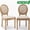 Beige, variant on GAKMCIL French Vintage Velvet Dining Chairs (Set of 2), Comfy Button Tufted Dining Chairs with Nailhead Trims and Solid Wood Legs, Weight Capacity 350lb for Dining Room, Kitchen and Café (Blue)